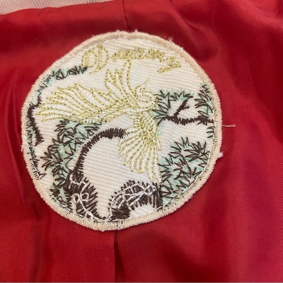 Women's  Zara Pink Double-Breasted Pea Coat Houndstooth Pattern Size Small - Picture 6 of 16